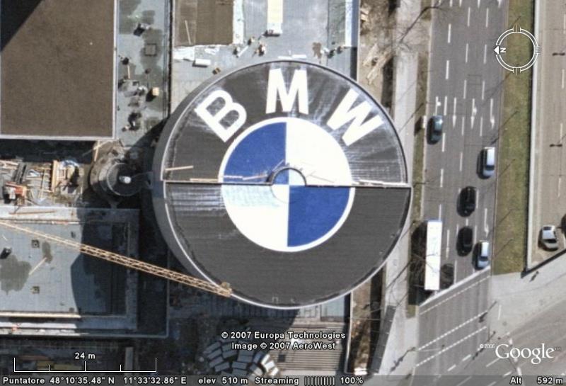 Google Earth: stranezze, curiosità, errori BMW