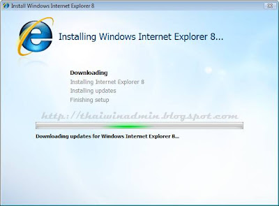 Internet Explorer 8 Installing_IE8