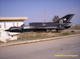 بالصورماذا فعلت وتفعل قوات الاحتلال الغاشمة بطائرات القوة الجوية العراقي IqAF-MiG-21PF