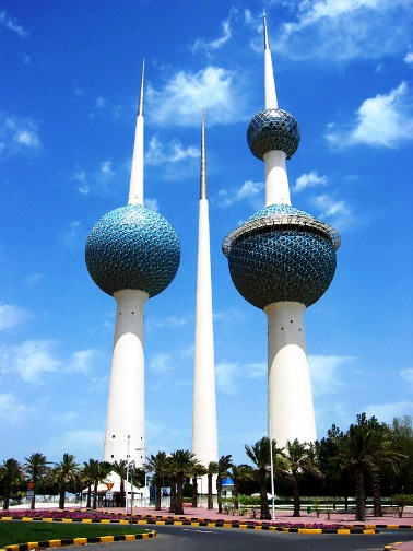 قصيدة للكويت الحبيبة  Kuwait-towers-1