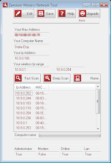  Zamzom Wireless Network Tool 01.07.09 - Ποιός χρησιμοποιεί το ασύρματό μου δίκτυο;  1