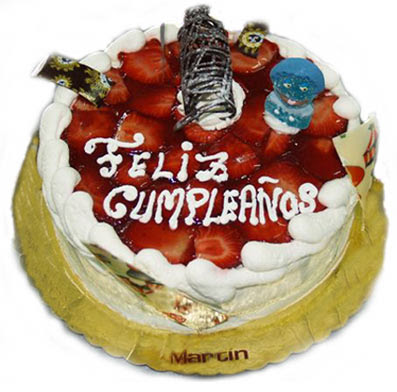 Felicidades nonsei Tarta-cumple