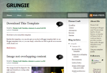 எளிமையான 102 ப்ளாகர் பலகைகள் :- 76grungie-blogger-template_small