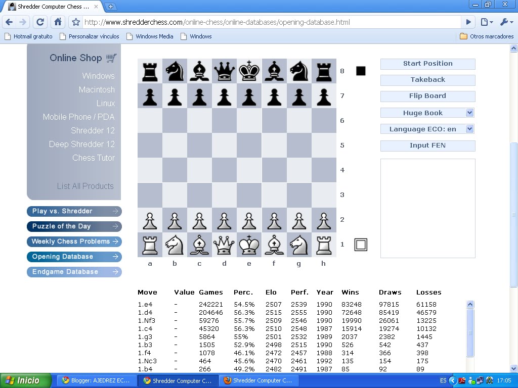 Chess Online Endgame Database and Tips SHREDDER