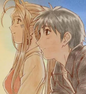 La mejor pareja anime xD Belldandy-and-keiichi