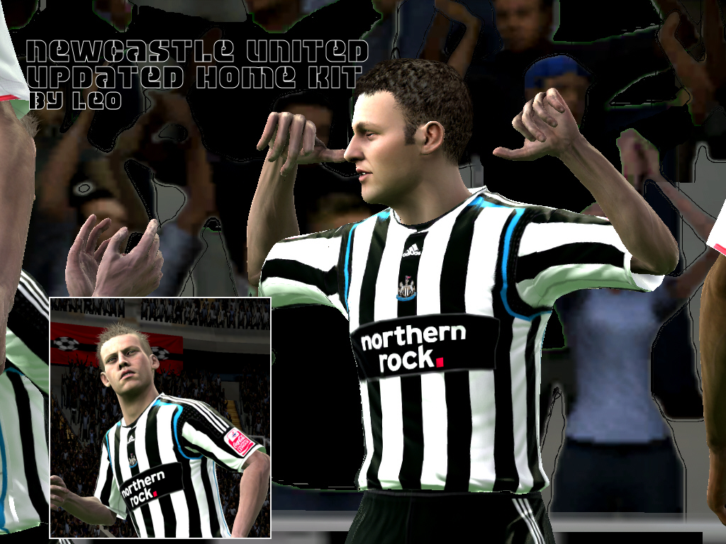 Newcastle United updated kit Newcastlehome