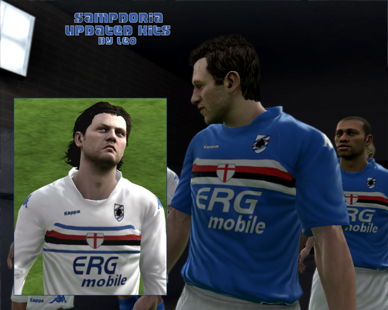 Updated Sampdoria kits Sampdoria