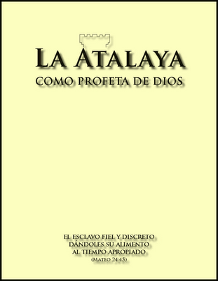 TJS / Artículos / 02.- La atalaya, su vigía ( revista de la secta Testigo de Jehová) 2