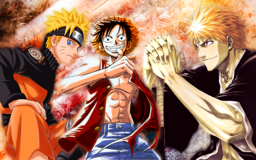 Scarlet Devil Mansion vs Bleach, Naruto y One Piece Naruto__Luffy_and_Ichigo_by_ChuckNorrris