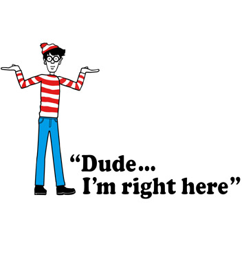 WHERE IS MY MYE? Waldo
