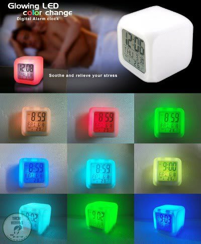 Jam Dadu 8x8x8 aka Glowing LED Color Change Digital Alarm Clock Moodicare 68194_1560708302594_1381914826_31452356_3913462_n