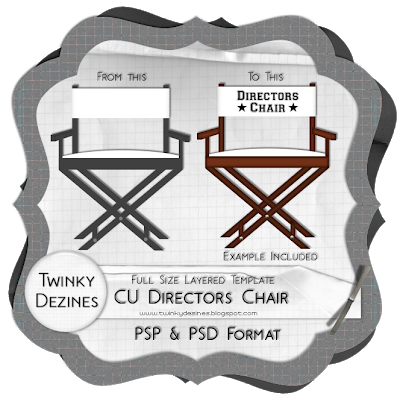 CU Directors Chair Template By Twinky CUDirectorsChairPreview