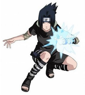 Veja uma ficha de personagem Sasuke