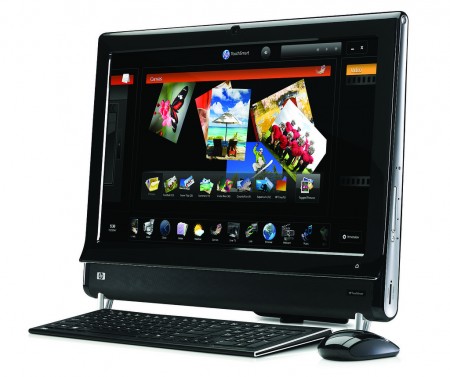 اول شاشة كمبيوتر لا سلكية HP-Touchsmart-600-all-in-e-PC-450x377