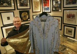 Elvis Presley memorabilia offered in online auction Elvisjumpsuit