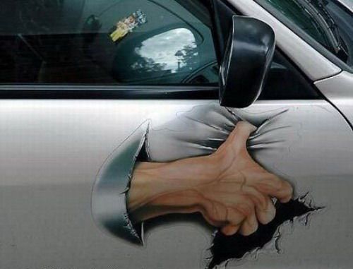 فن الرسم علي السيااااااااااااااااارت Coolest-graffiti-art-on-cars-12