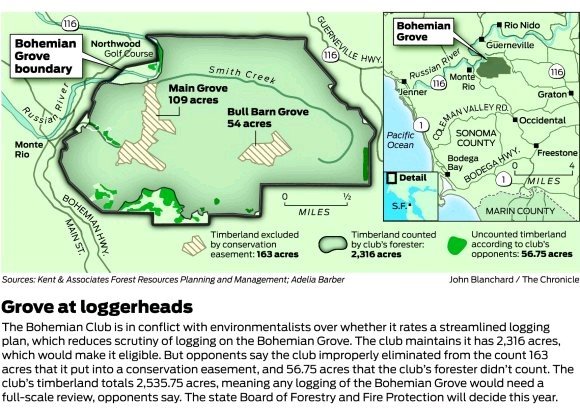 Bohemian Grove Bohemian%2Bgrove%2Bmap-sf%2Bchronicle