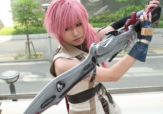 Cosplay Final Fantasy XIII FFXIIIlightningcosplay(2)