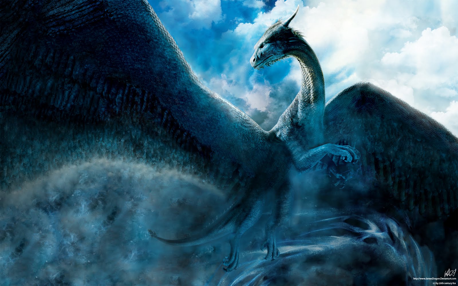 Sheidrak, la dragona Saphira_Reloaded_by_JamesDragon