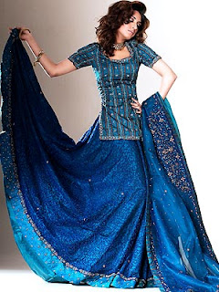  the beautiful of blue--الجميلة زرقاء Bridal_lehnga_25