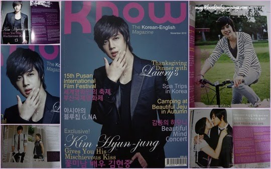 Kim Hyun Joong Entrevista exclusiva con K. now 11 2010 Edición Mag