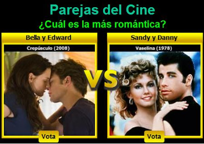 Vota por Edward y Bella como la Pareja más Romántica del Cine Dibujook