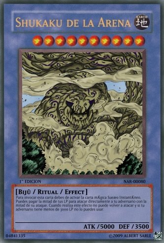 SU CARTA YUGIOH FAVORITA!   q  LOS  IDENTIFIKE ^^ Shukaku