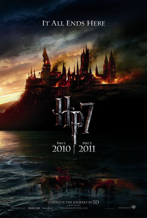 حصرياً سلسلة أفلام المغامره والفانتازيا الرائعه Harry Potter الـ 7 أجزاء نسخ DVDRip مترجمه Harry_potter_and_the_deathly_hallows_part_i-1