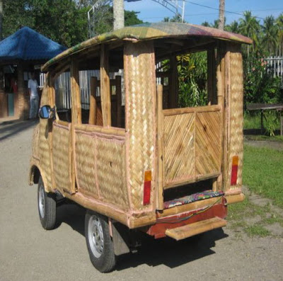 taxi echo de bambú en filipias xD 7