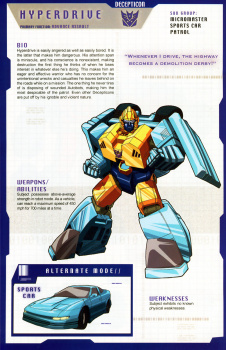 Encyclopédie Transformers des personnages Decepticons OupHSAT0