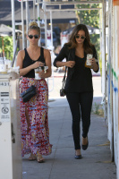 Nina Dobrev with Hilary at Alfred Coffee & Kitchen in West Hollywood (July 29) THu1I6Gu