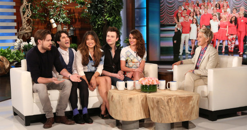 Chris, Lea, Chord, and More on the Ellen Show Tumblr_nl3qnqwIym1ql1znmo1_500