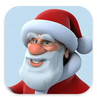 Felicitacin de Navidad 2010  Talking-Santa-Android-icon