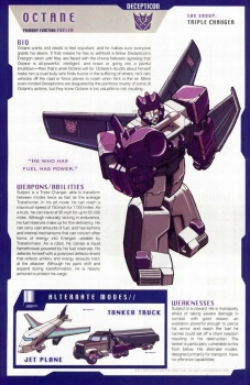 Encyclopédie Transformers des personnages Decepticons 9DEuoc8J