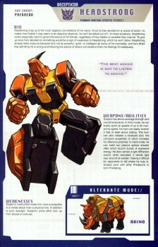 Encyclopédie Transformers des personnages Decepticons PKfnUAxO