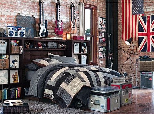 Quarto da Lisbeth Quarto-masculino-rock