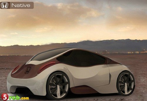 سيارة تغير لونها تلقائيا Honda-native-all-electric-concept-car-04