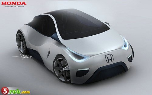 سيارة تغير لونها تلقائيا Honda-native-all-electric-concept-car-07