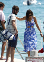 Nina Dobrev with her boyfriend Austin Stowell in Saint-Tropez (July 24) JRVAimQA