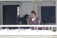 Nina Dobrev and Asustin Stowell enjoy the ocean off the cost the French Riviera (July 26) MUmRNM18