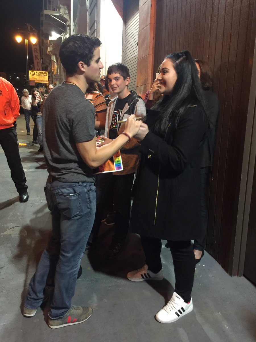 darrencrissisperfection - Fan Experiences During 2016 - Page 2 Tumblr_ofg1kbfB7p1uetdyxo9_1280