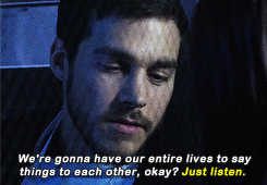 Jake ♥ Katie (Containment) because "There’s no version of my life that doesn’t have you in it"  Tumblr_o9u7uitelA1qdsnmuo3_250
