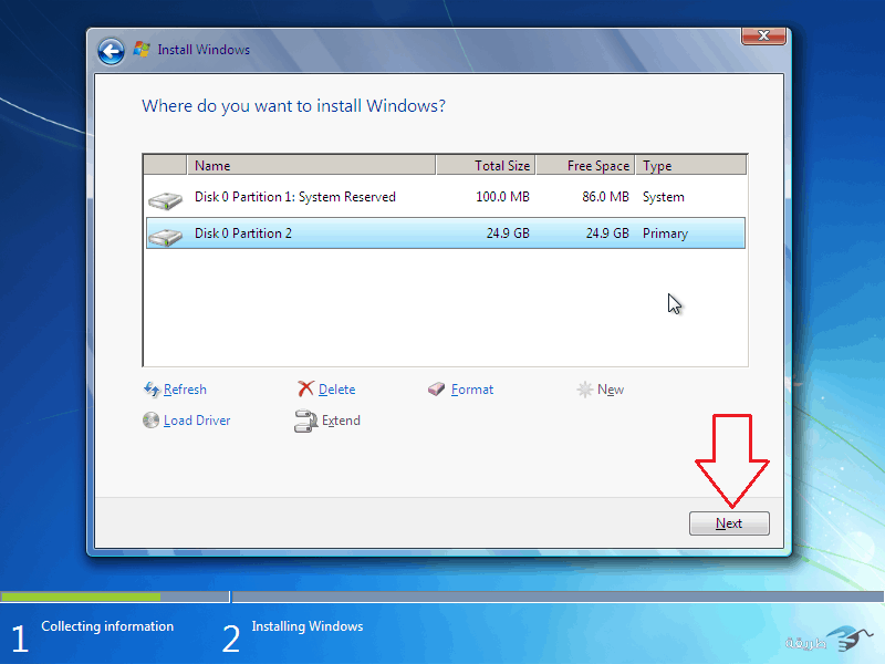 طريقة عمل فورمات للكمبيوتر و تثبيت windows 7 122