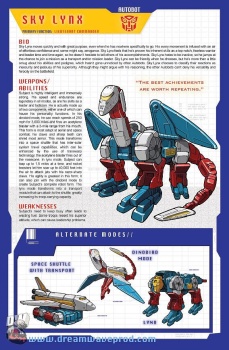 Encyclopédie Tranformers des personnages Autobots SVdcrcxt