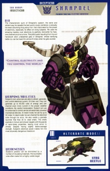 Encyclopédie Transformers des personnages Decepticons OMZgGodd