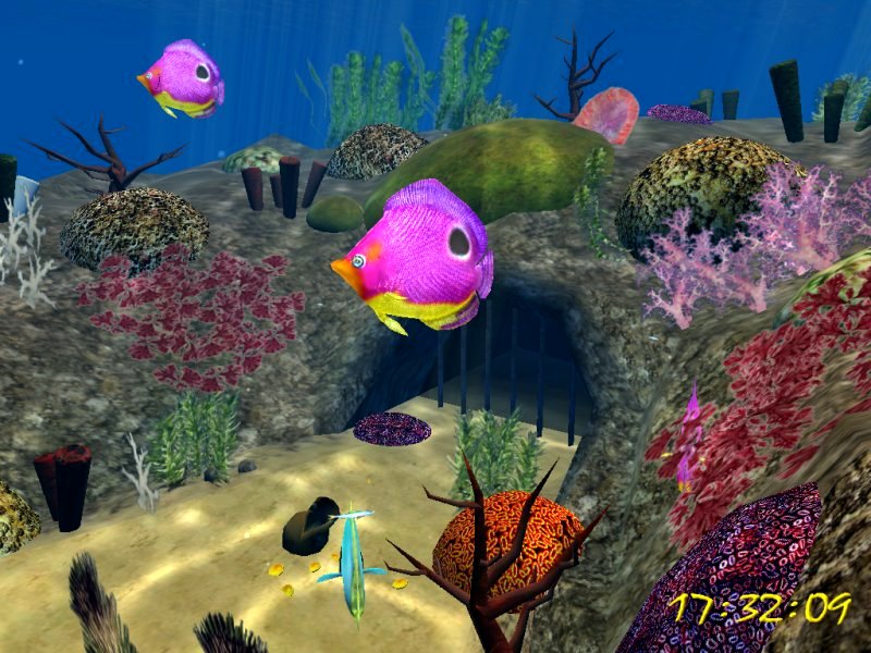 خلفيات  سطح مكتب 3d-sea-fish