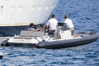 Nina Dobrev and Asustin Stowell enjoy the ocean off the cost the French Riviera (July 26) YyFLF02J