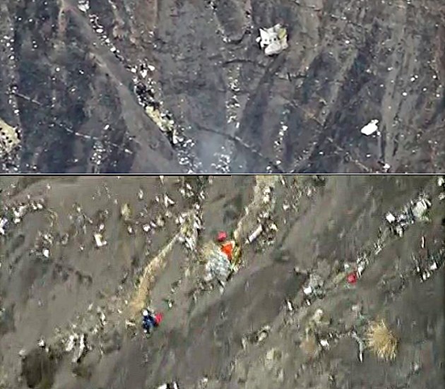  Remote controlled Germanwings Airbus A320 crash? Debris