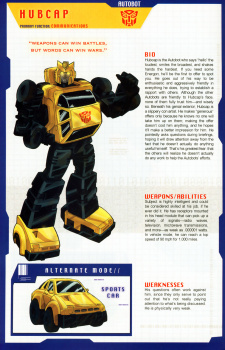 Encyclopédie Tranformers des personnages Autobots DJAJZeAm