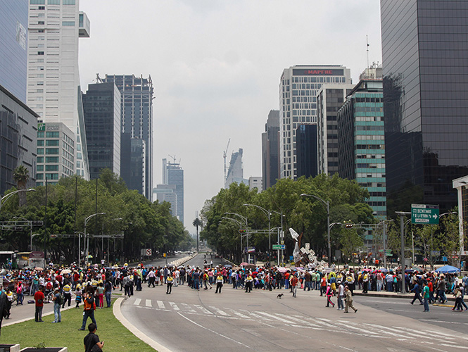 CNTE marcha hacia la Secretaría de Gobernación 1256879